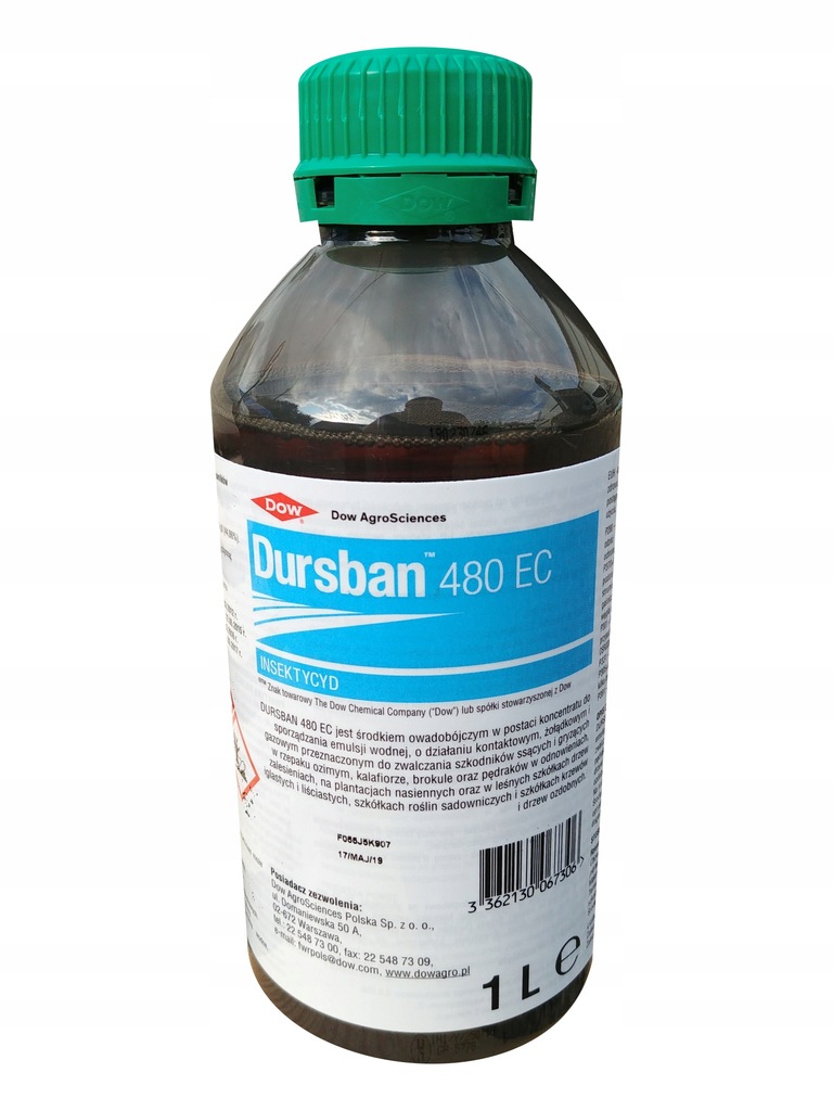 DURSBAN 480 EC 1l OWADOFOS ROBAKI GĄSIENICE 39