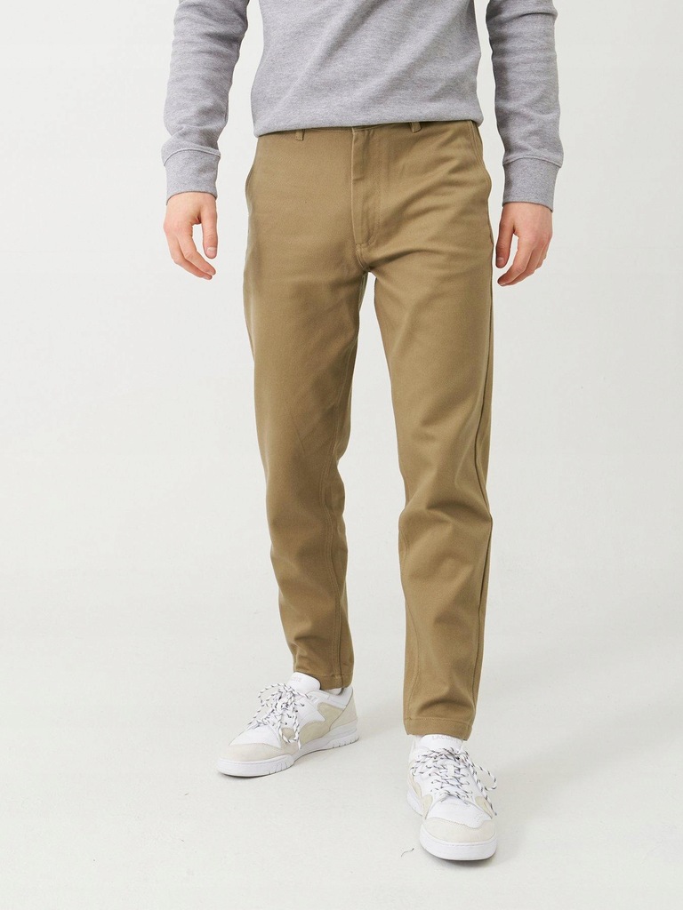 BEŻOWE SPODNIE SELECTED MAX TWILL CHINOS__36/34