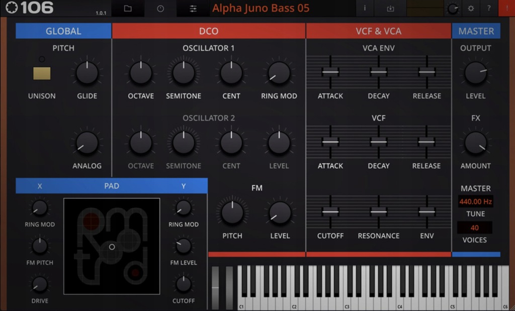 Tracktion RetroMod 106 Juno Alpha VST/AAX/AU Synth