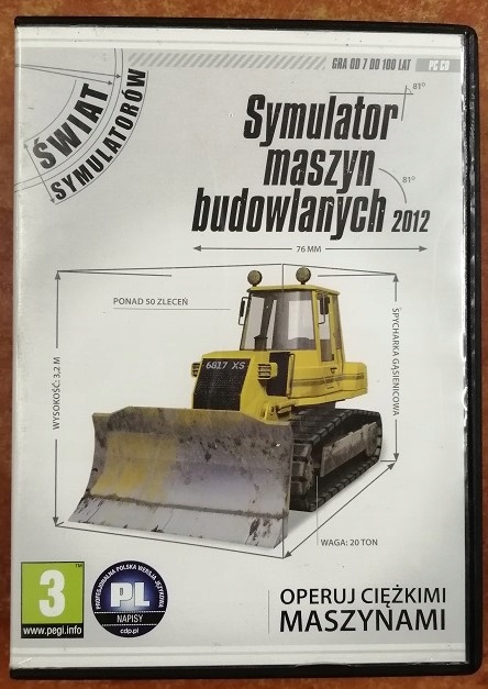 GRA KOMPUTEROWA PC - G5 - SYMULATOR MASZYN BUDOWLA