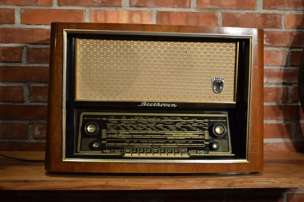 Radio Beethoven lampowe, antyk. 9777174074 oficjalne archiwum Allegro