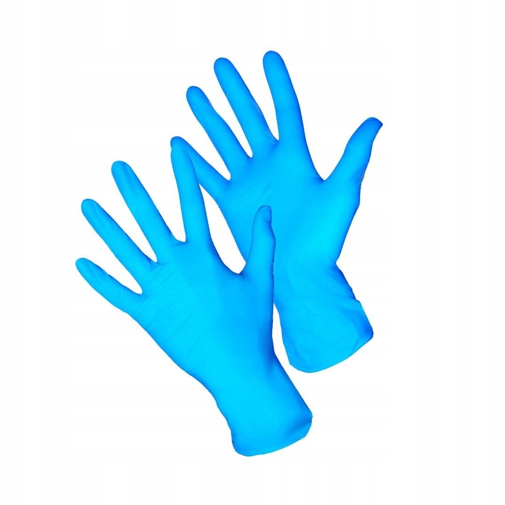 5FINGERS Rękawice Nitrylowe Niebieskie S 100 szt. (Bezpudrowe)