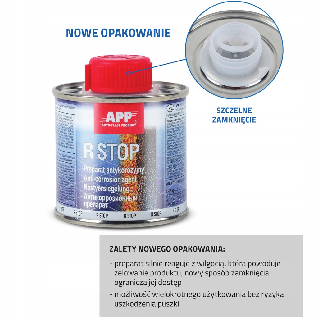 APP R-STOP Preparat Antykorozyjny na Rdzę 100ml - 6764681919 ...
