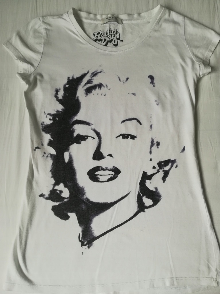 RESERVED MARILYN MONROE T-SHIRT KOSZULKA XS/S/36