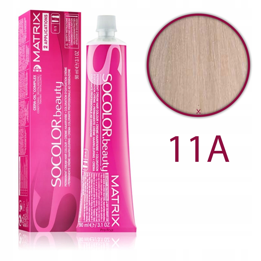 MATRIX SCB SOCOLOR - 11A - FARBA DO WŁOSÓW 90ml - 8876317966 ...