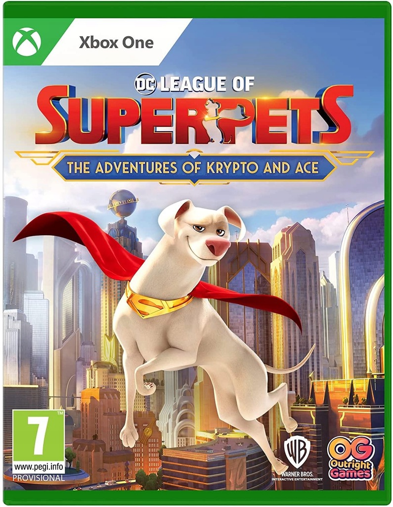 DC LIGA SUPERPETS: Przygody Krypto i Asa Gra na Xbox One (Kompatybilna z Xb