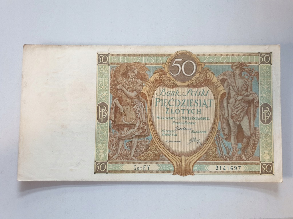 50 złotych 1929 Ser. EY.