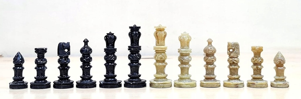 StonKraft Kamień marmurowy pionki do gry w szachy