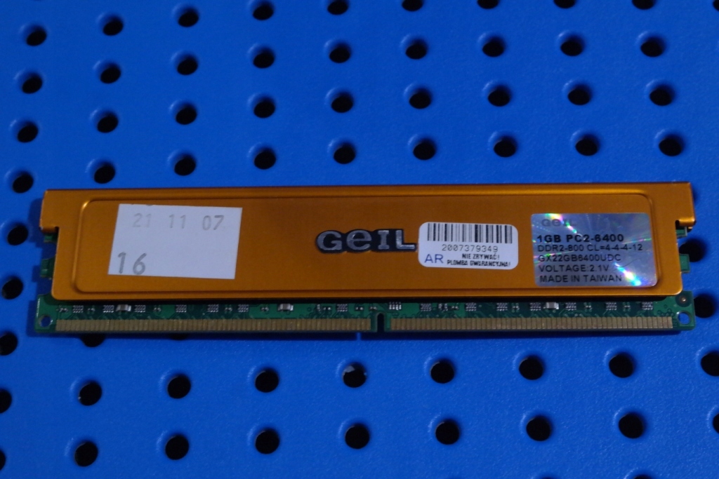 Pamięć RAM GEIL 1GB DDR2 800 PC2-6400