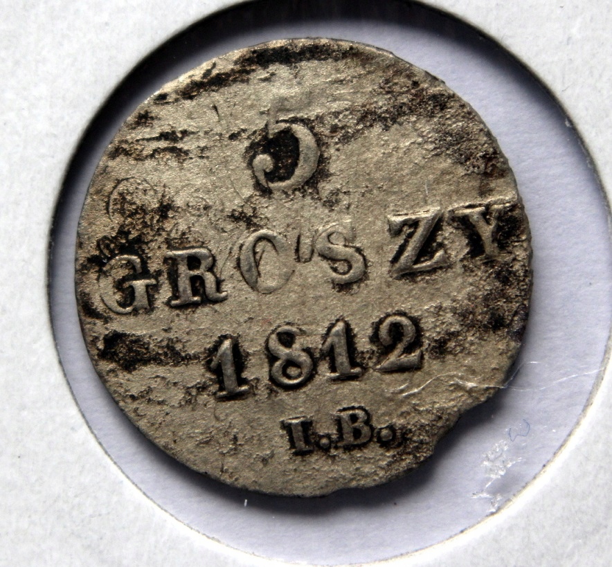 5 groszy 1812 IB