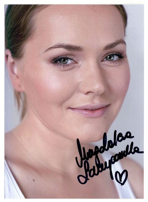 Magdalena Lamparska - zdjęcie z autografem!!!