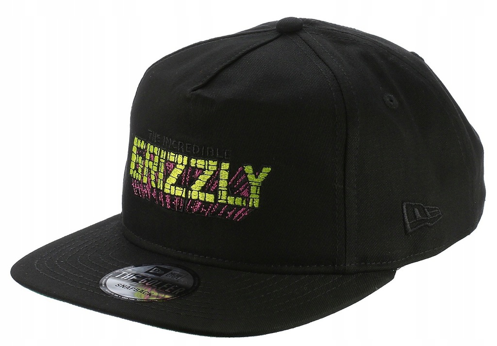 czapka z daszkiem Grizzly X Hulk Snapback - Black