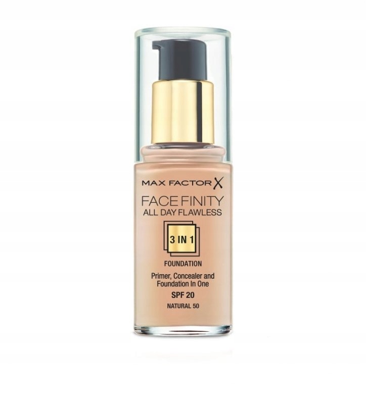 Facefinity All Day Flawless 3in1 podkład nr 50 Nat