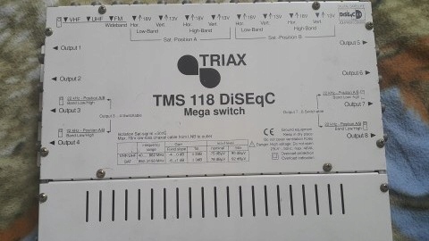 Multiiswich Triax TMS118