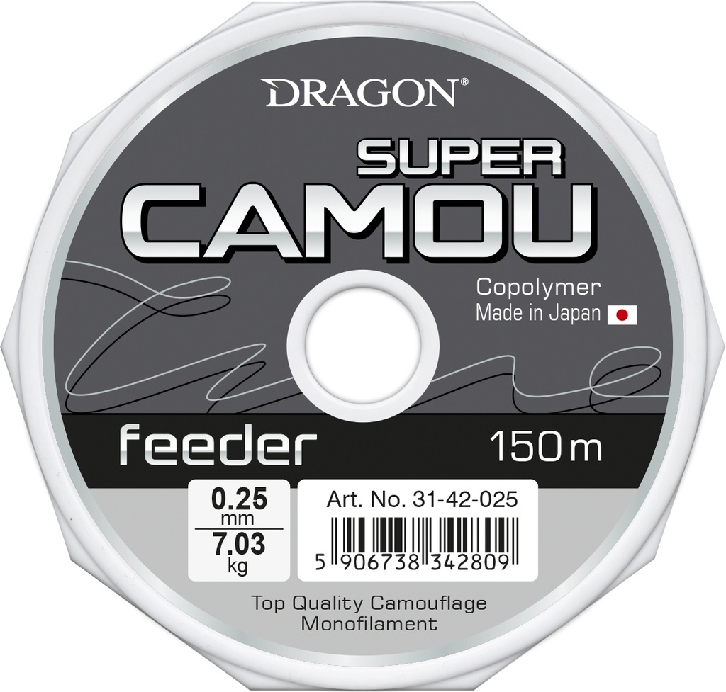 Dragon żyłka SUPER CAMOU Feeder 150m/0.22mm 5.78kg