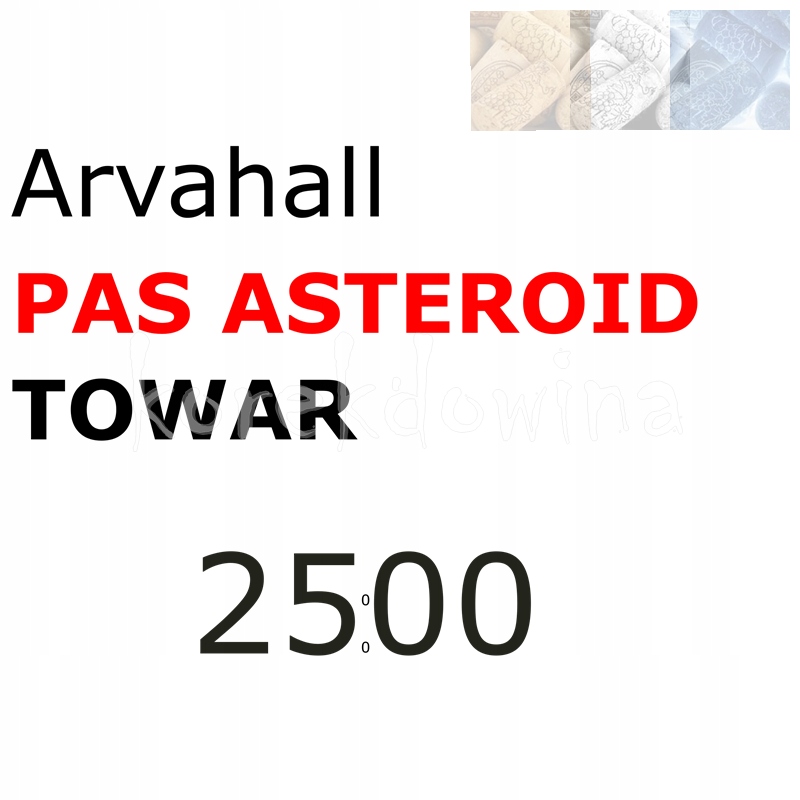 A 2500 towaru PAS ASTEROIDÓW FOE Arvahall FORGE OF EMPIRES