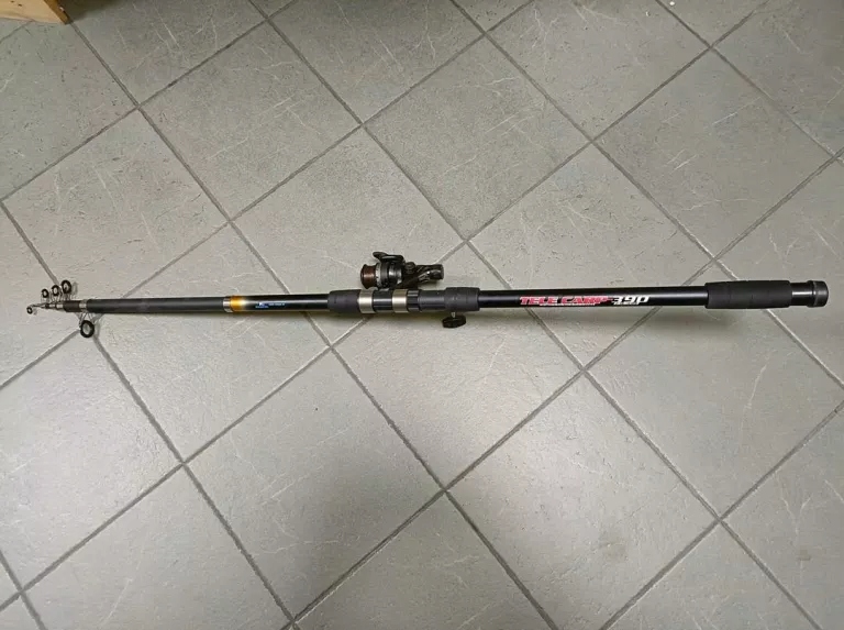 WĘDKA TELE CARP 390 + KOŁOWROTEK KONGER 630RD