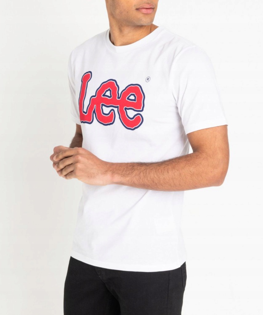 Koszulka Męska LEE L60UFELJ biały r.2XL