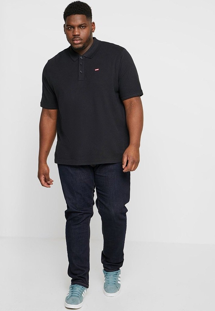 LEVI'S MĘSKA KOSZULKA POLO CZARNA Z LOGO 4XL 2BRD