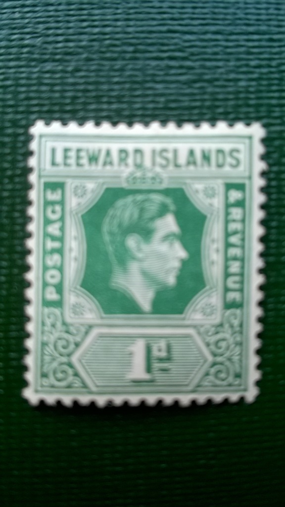 Leeward Islands 1d czysty (*), KGVI, kolonie angielskie