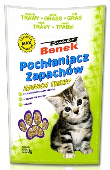 Benek Pochłaniacz zapachów - zapach trawy 200g