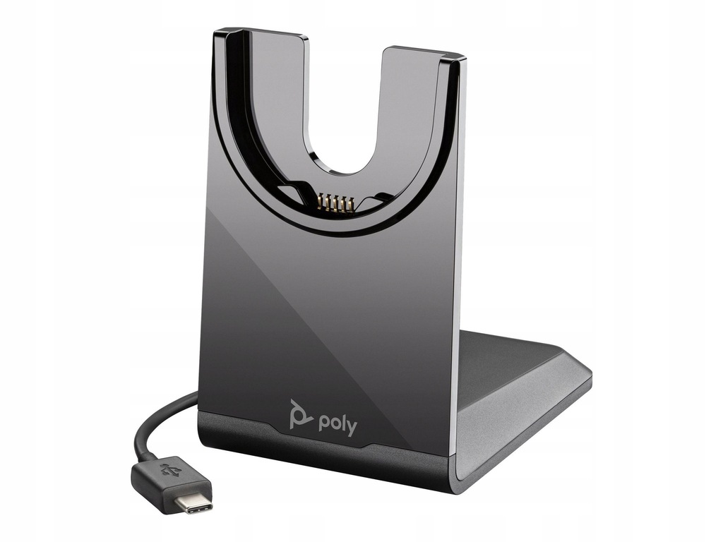 HP Poly Voyager Focus 2 USB-C-C Headset +USB-C/A Adapter +Charging Stand