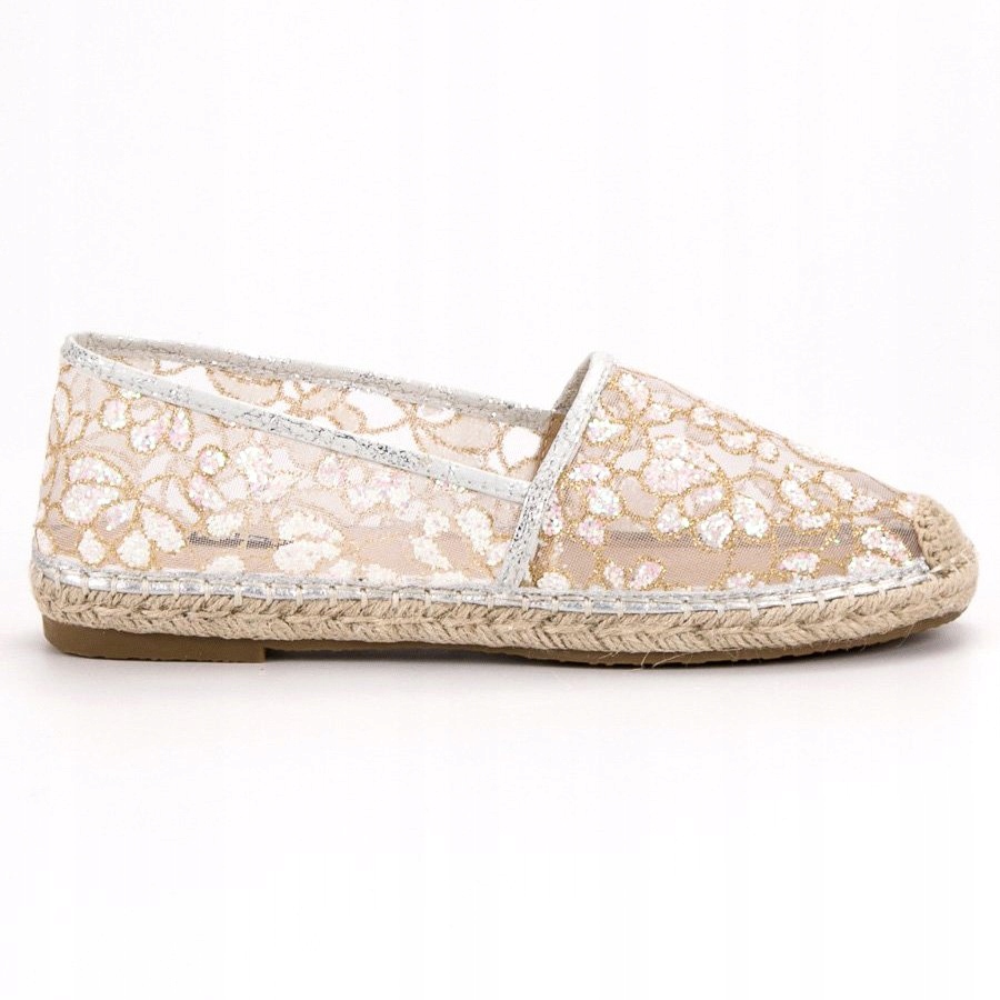 Brązowe Tekstylne Buty Espadryle Vices r.41