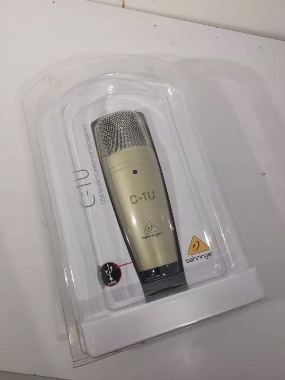 BEHRINGER C-1U MIKROFON POJEMNOŚCIOWY USB 4033653080293