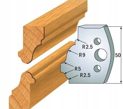 Noże profilowe do głowic HSS 50x4mm 690.558 CMT