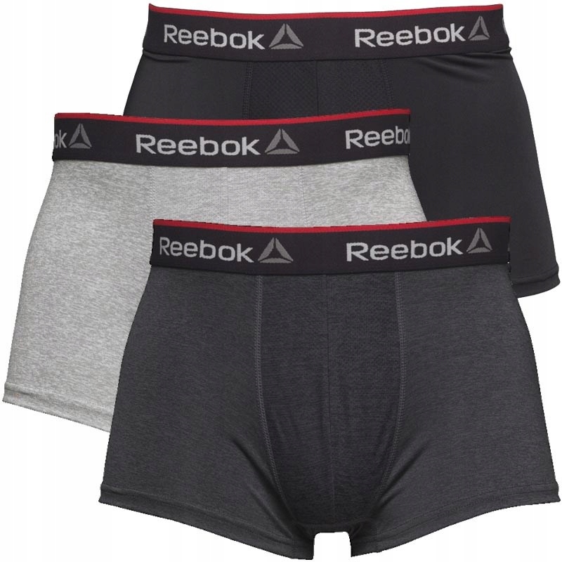 REEBOK - sportowe bokserki męskie S, trójpak.