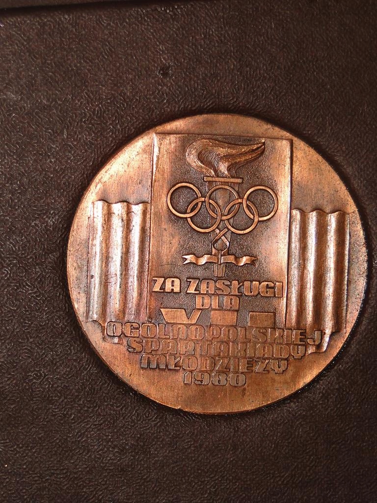 Medal ZA ZASŁUGI DLA SPARTAKIADY MŁODZIEŻY 1980r.