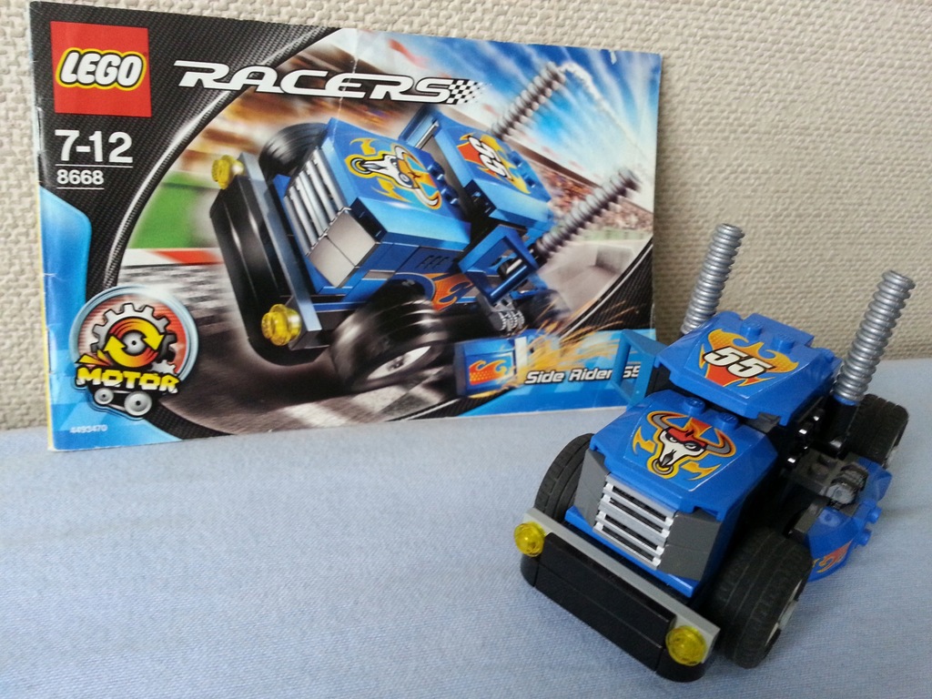 LEGO Racers 8668 side rider 55 kompletny 2006r