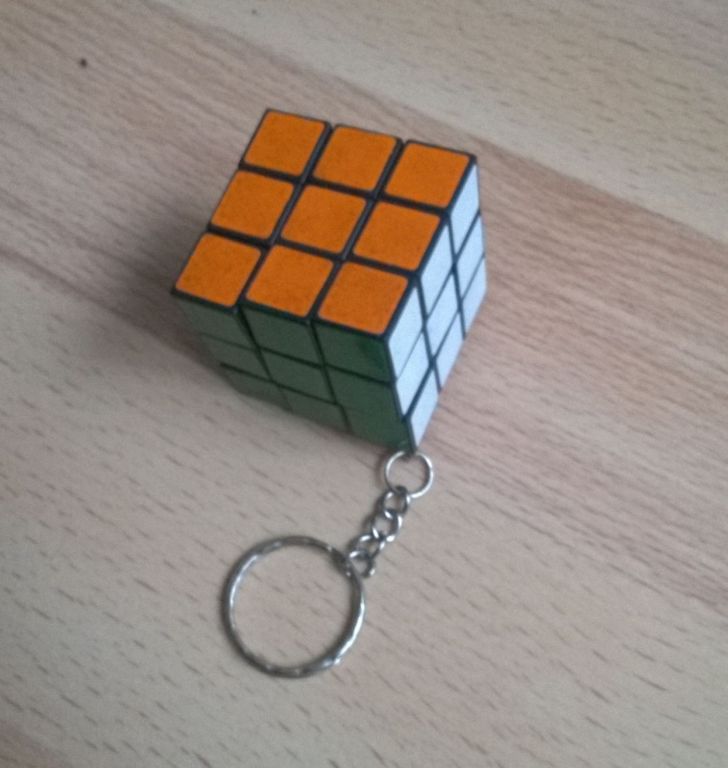 Brelok - kostka Rubika - po raz 2!