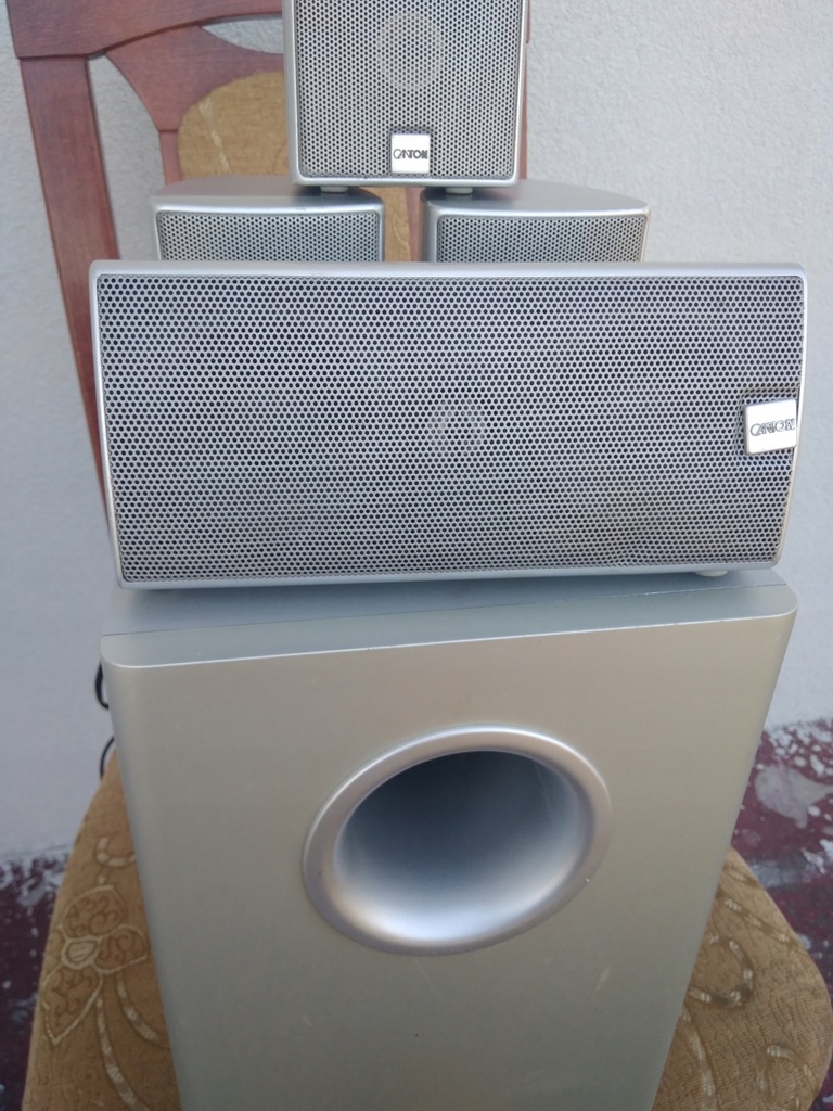 Subwoofer aktywny Canton AS 5 + kolumny gratis