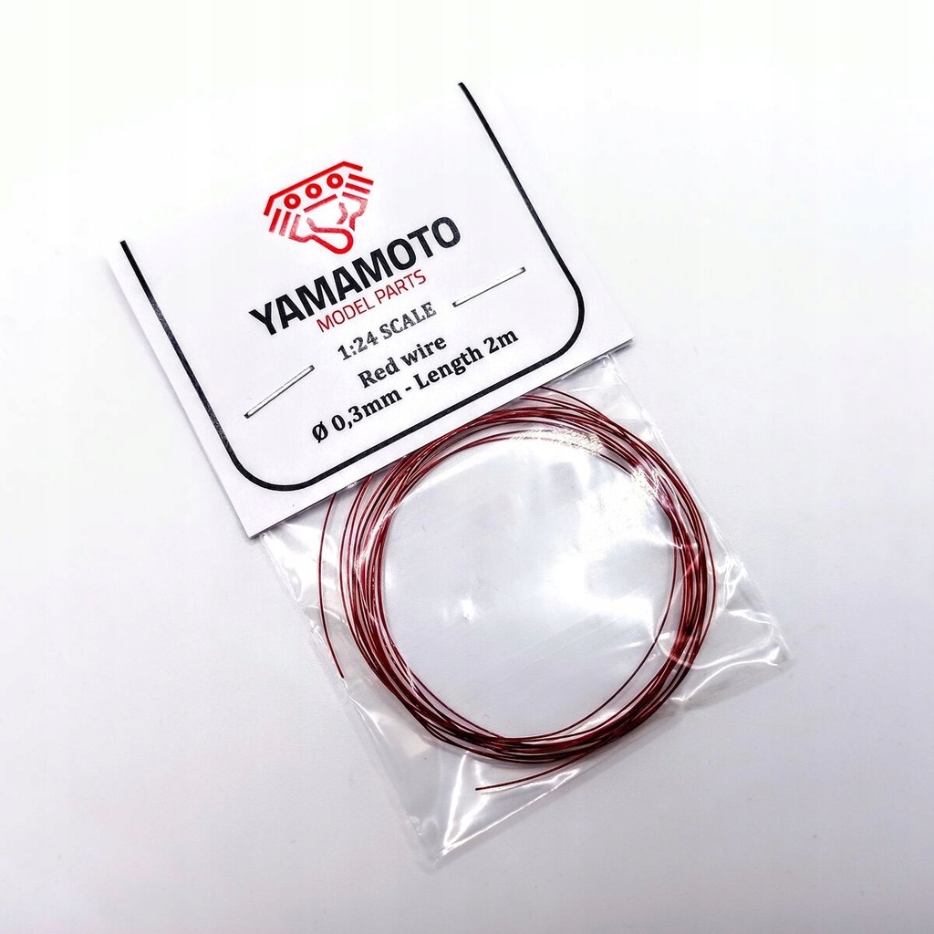 Red wire 0,3mm 2m YAMAMOTO YMPTUN74
