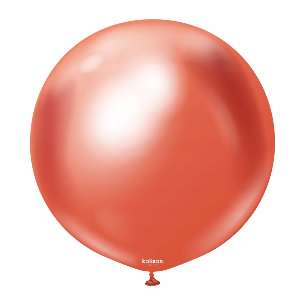 Balony lateksowe Mirror Red, czerwony, 45 cm, 1 szt.