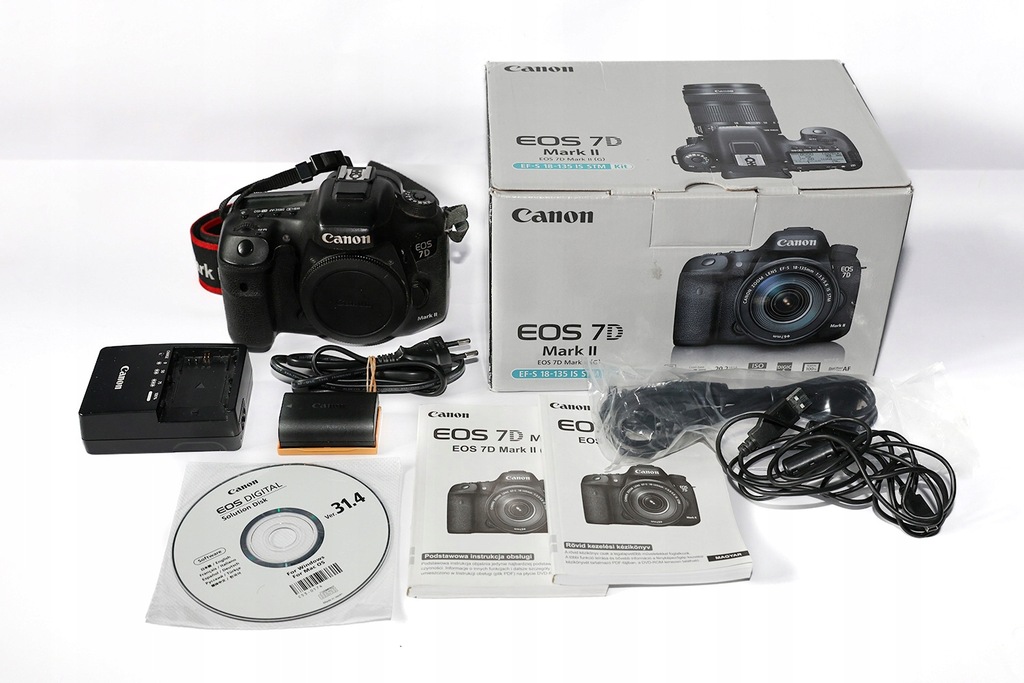 Aparat Canon Eos 7D Mark II + karta SanDisk Extreme PRO 32GB