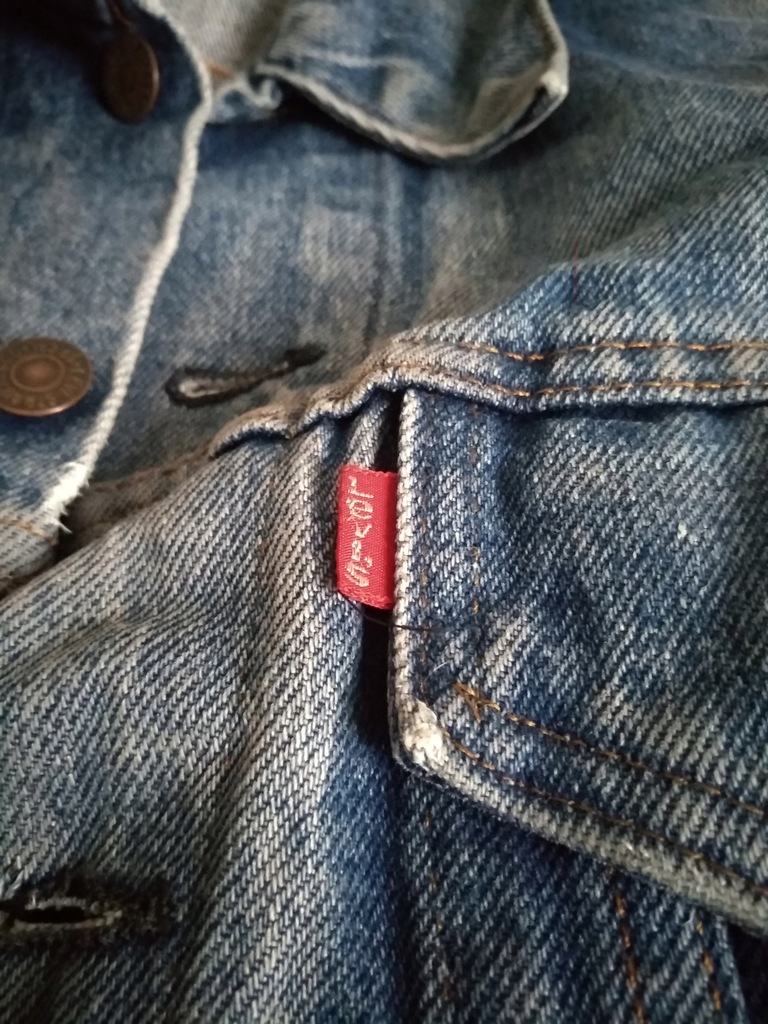 Levi's katana jeansowa kamizelka