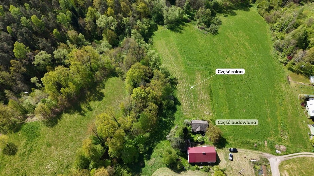Działka, Zawada, Myślenice (gm.), 6500 m²