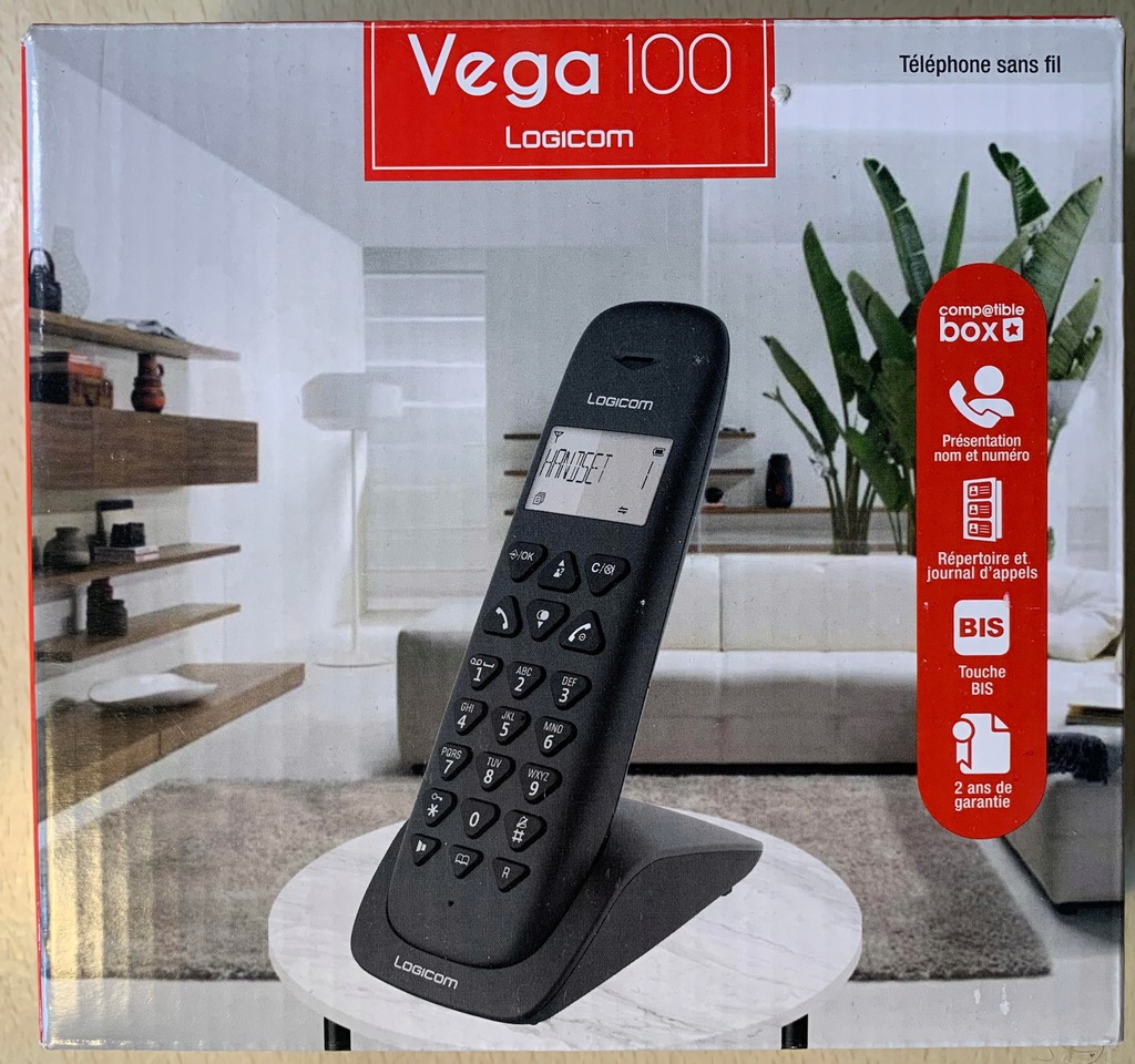 Купить Беспроводной телефон Logicom Vega 100 DECT: отзывы, фото, характеристики в интерне-магазине Aredi.ru