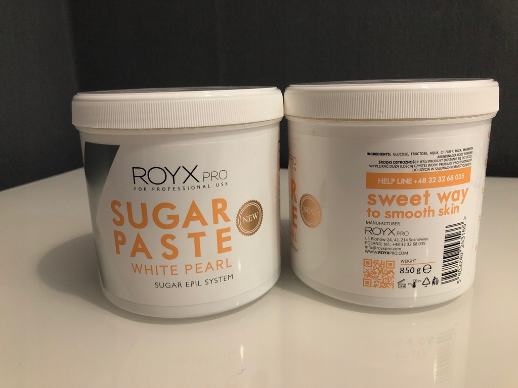 ROYX PRO pasta cukrowa Paste White Pearl 850g