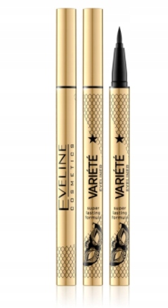 Eveline – Eyeliner w pisaku Variete - Black (1 szt