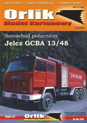 ORLIK 024. Samochód strażacki Jelcz GCBA 13/48