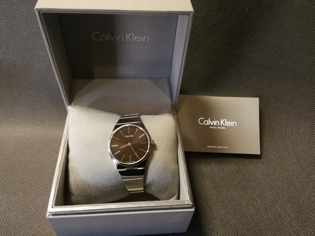 Zegarek CALVIN KLEIN srebrny K6C2X1 bransoleta