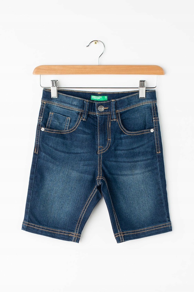 BENETTON SPODENKI JEANSOWE DZINSY 110 4-5