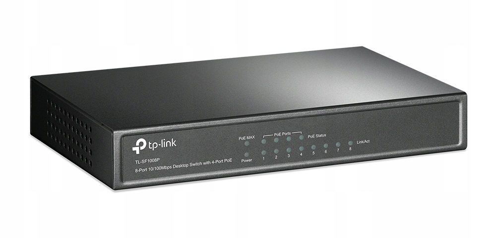 Купить КОММУТАТОР 8-ПОРТОВЫЙ TP-LINK SF1008P 4 + 4xPOE: отзывы, фото, характеристики в интерне-магазине Aredi.ru