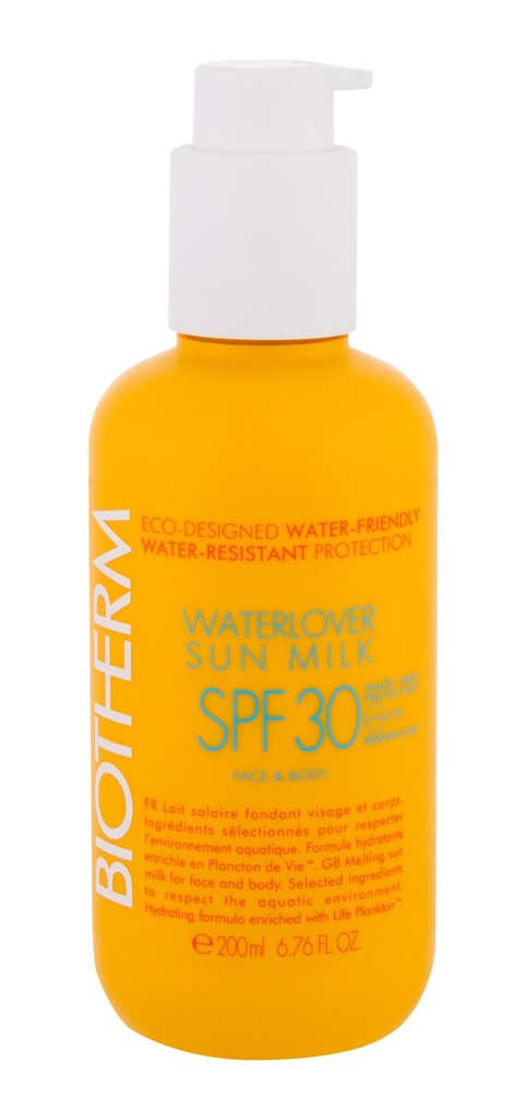 Biotherm Waterlover Sun Milk SPF30 Preparat do opalania ciała 200ml (W) (P2