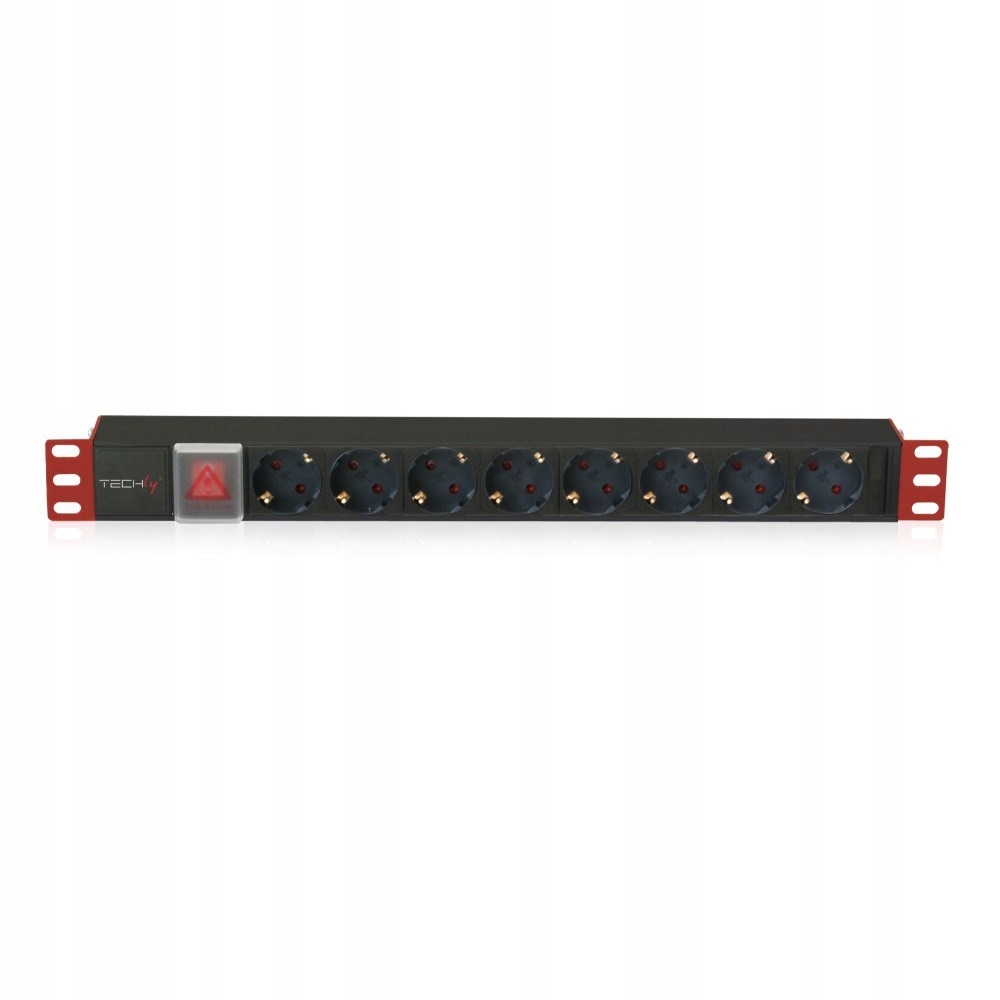 TECHLY LISTWA ZASILAJĄCA RACK 19 1U 250V/16A 8X SC