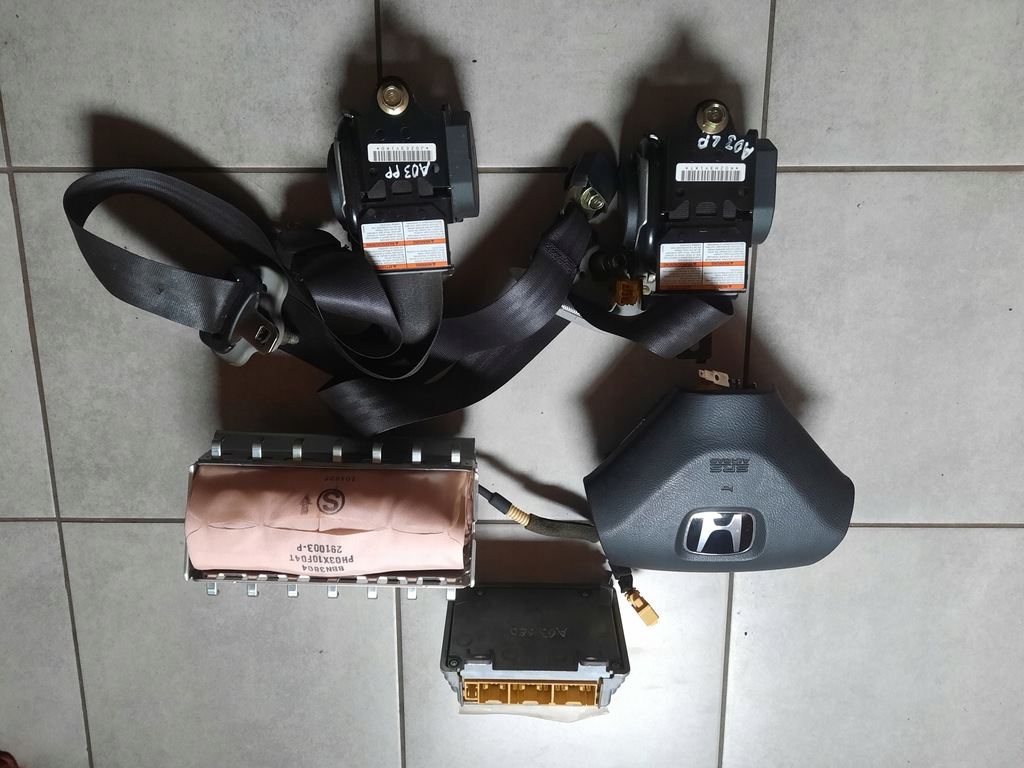 Poduszki SRS Airbag komplet Honda Accord VII 7224145120 oficjalne