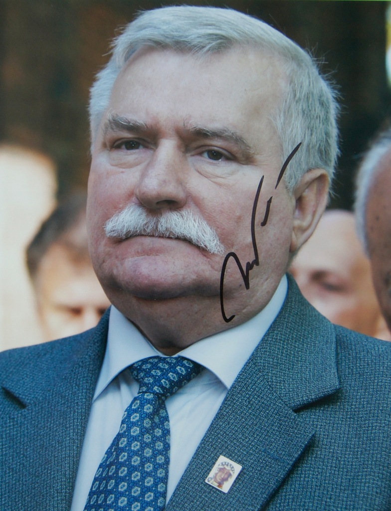 Autograf WAŁĘSA Lech 2